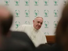 Pope Francis meets with Scholas Ocurrentes in 2016.